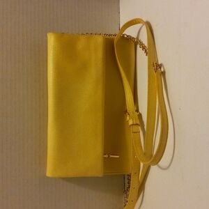 International Concepts Yellow Crossbody Purse. 23-30 " Adjustable strap